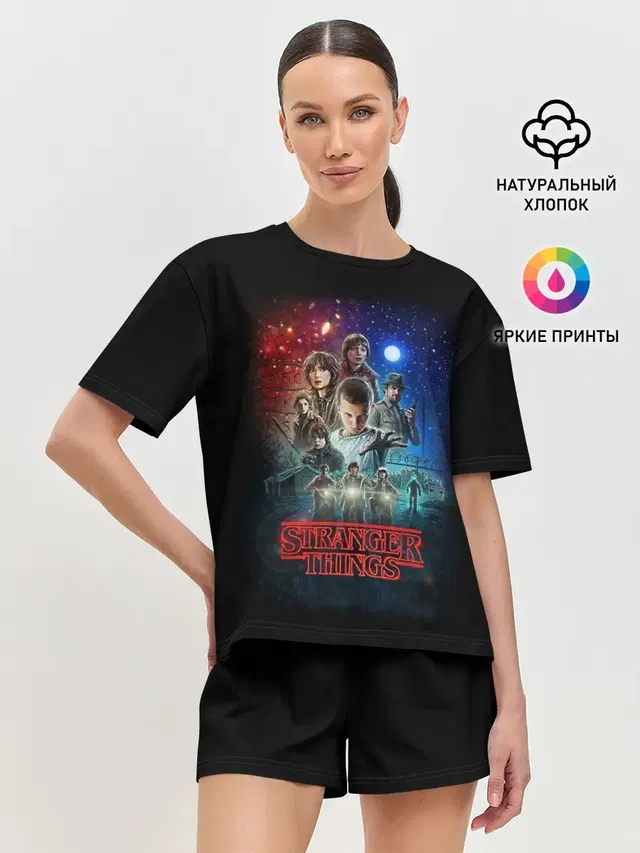 Женская пижама с шортами