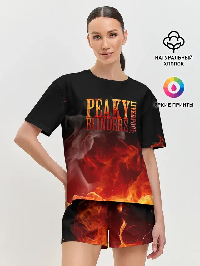 Женская пижама с шортами