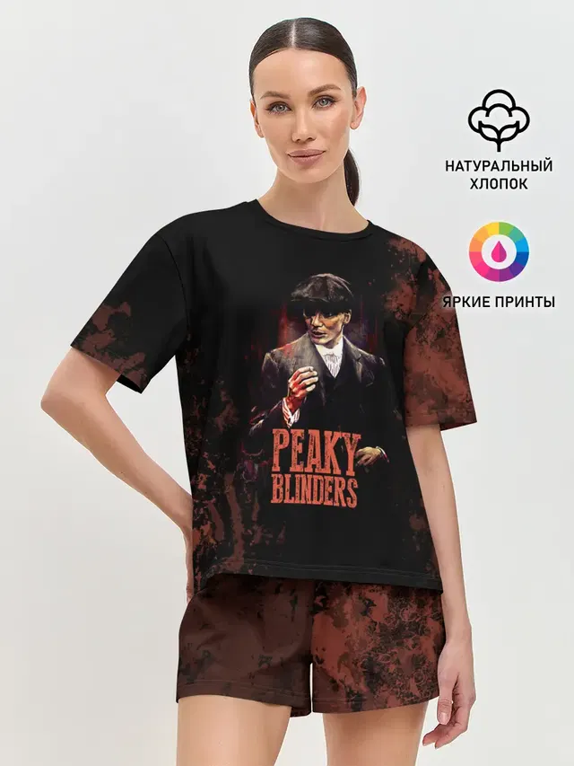 Женская пижама с шортами