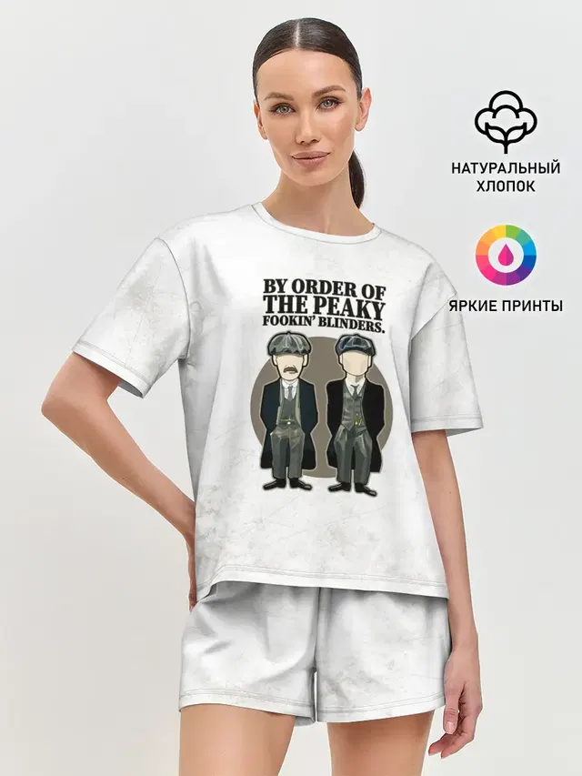Женская пижама с шортами