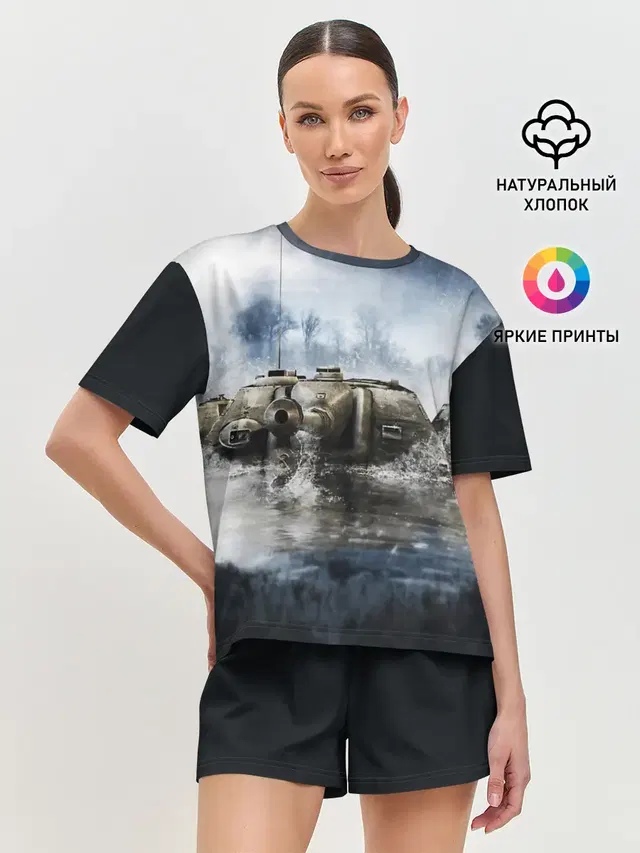 Женская пижама с шортами