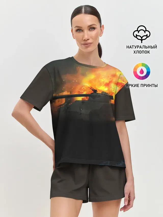 Женская пижама с шортами