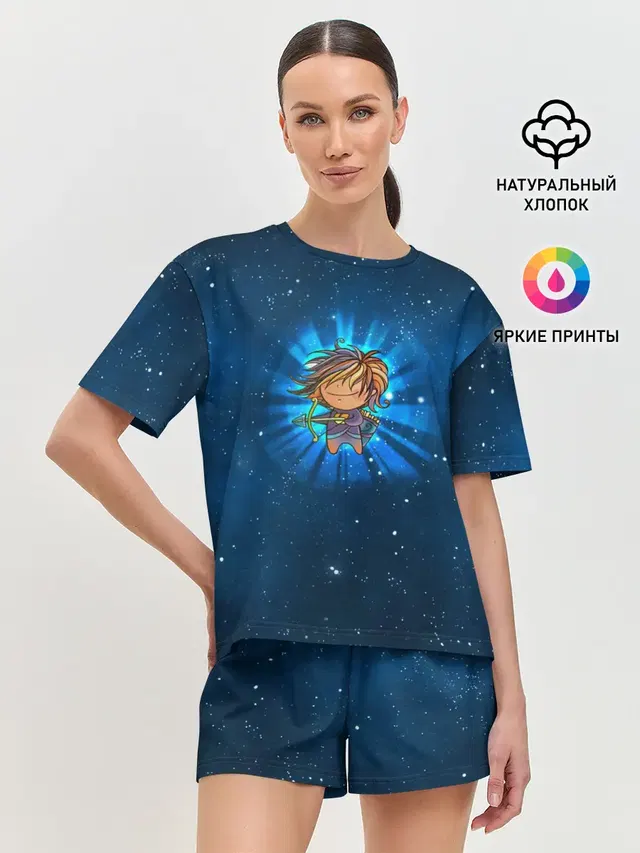 Женская пижама с шортами