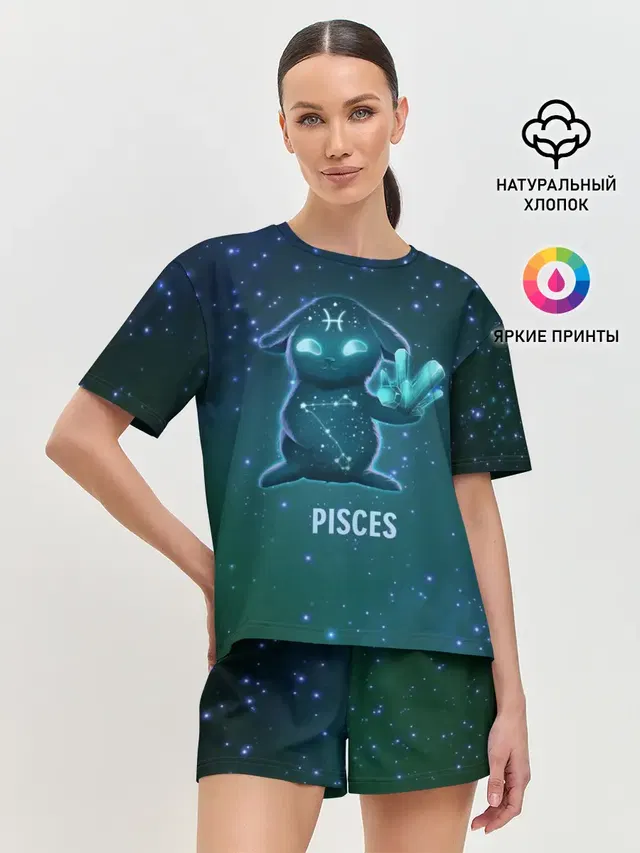 Женская пижама с шортами