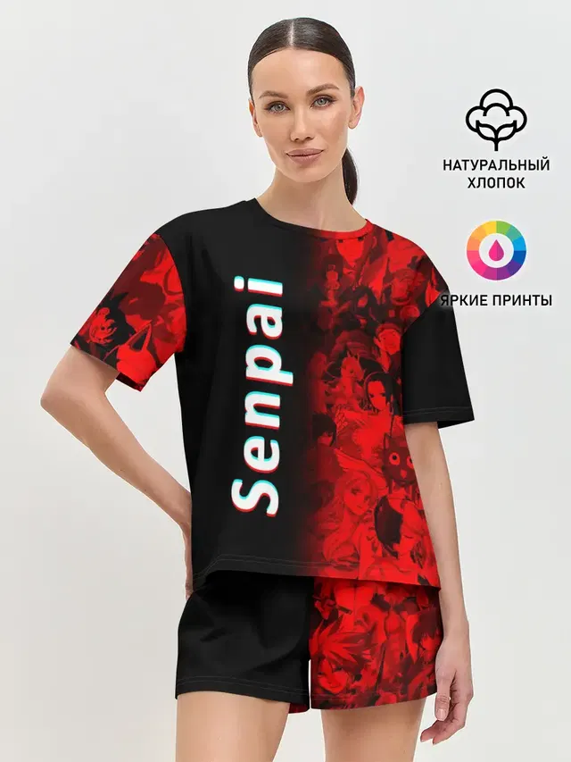 Женская пижама с шортами