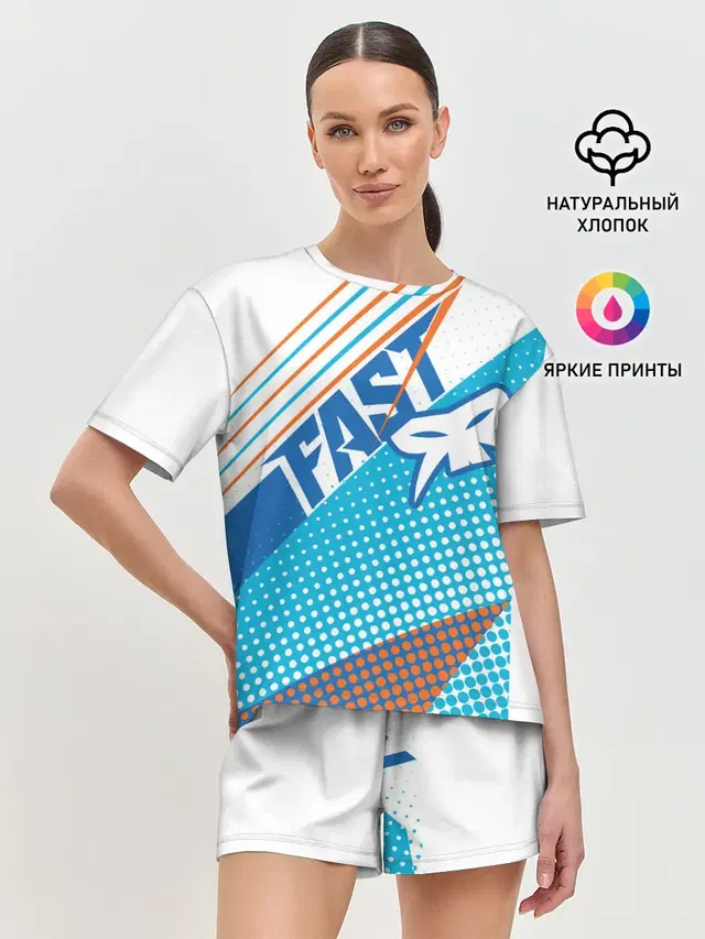 Женская пижама с шортами