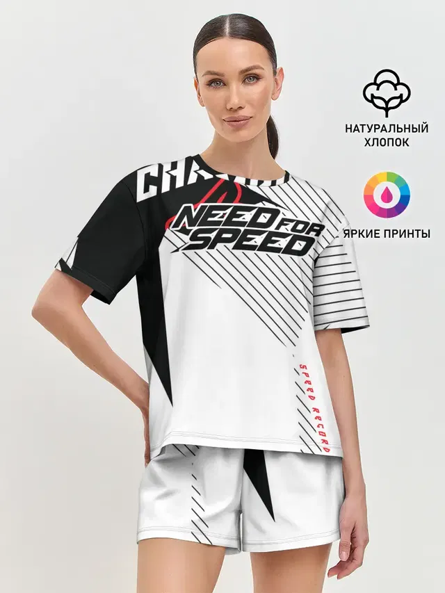 Женская пижама с шортами