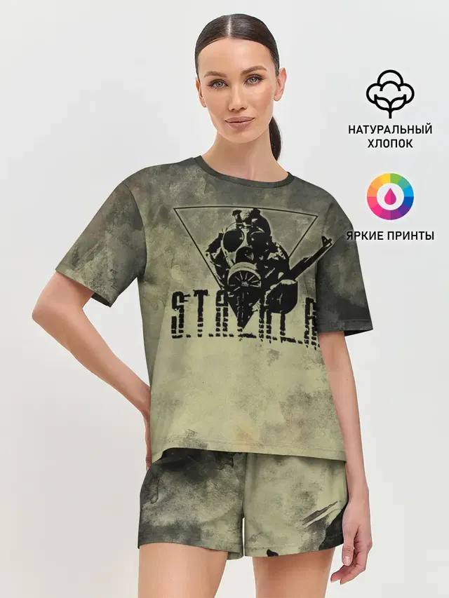 Женская пижама с шортами