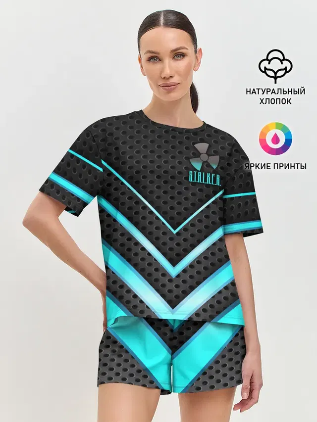 Женская пижама с шортами