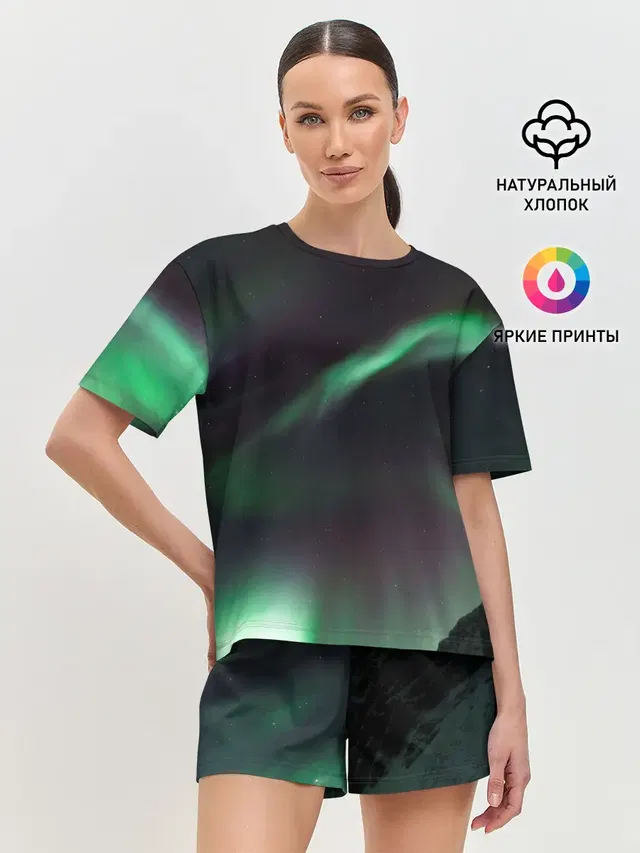 Женская пижама с шортами
