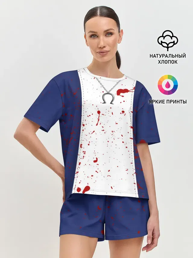 Женская пижама с шортами