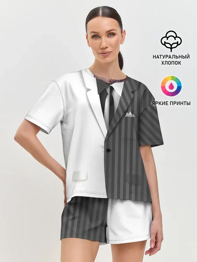 Женская пижама с шортами
