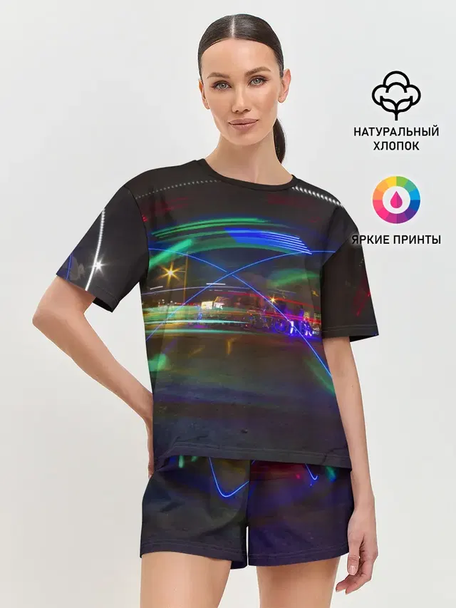 Женская пижама с шортами