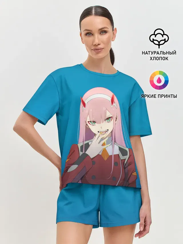 Женская пижама с шортами
