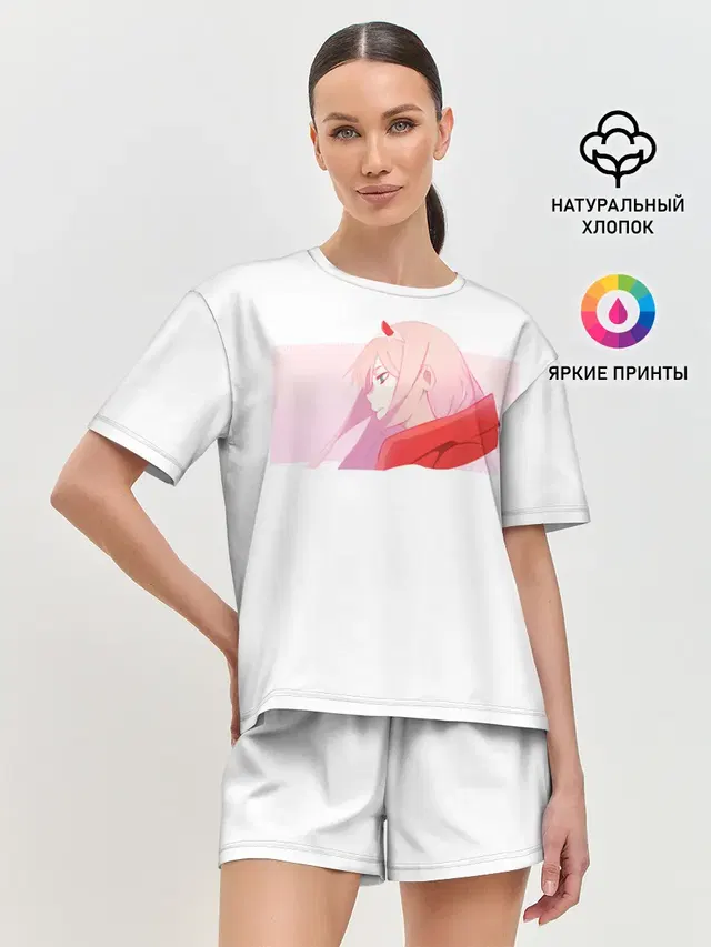 Женская пижама с шортами