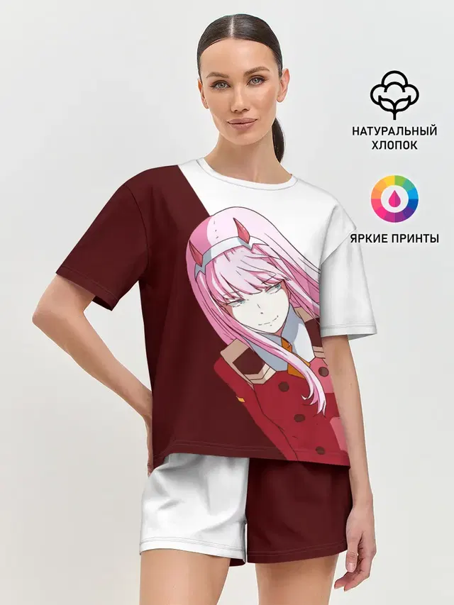 Женская пижама с шортами
