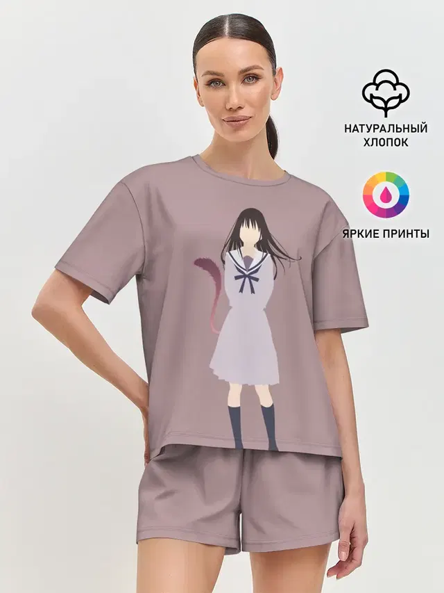 Женская пижама с шортами