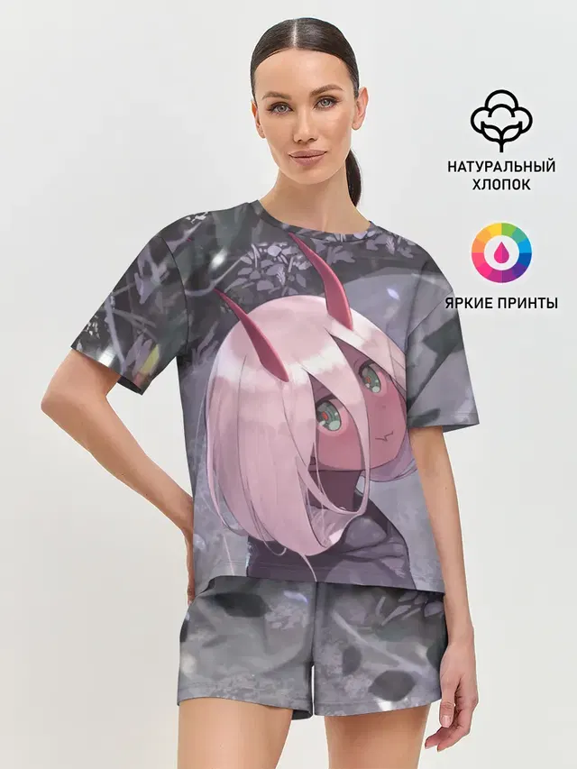 Женская пижама с шортами