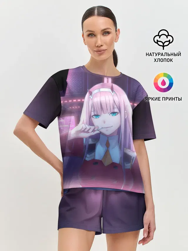 Женская пижама с шортами