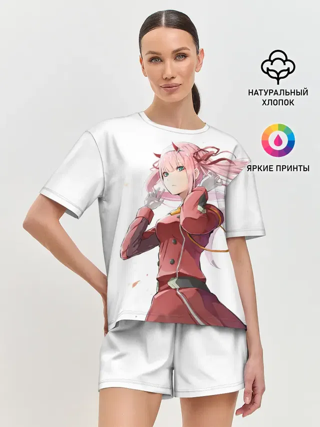 Женская пижама с шортами