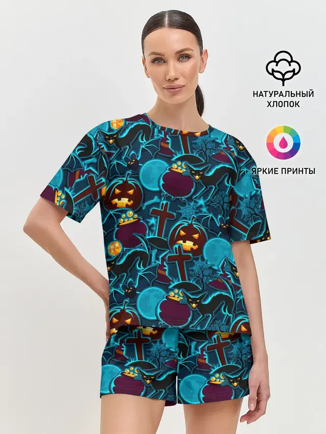 Женская пижама с шортами