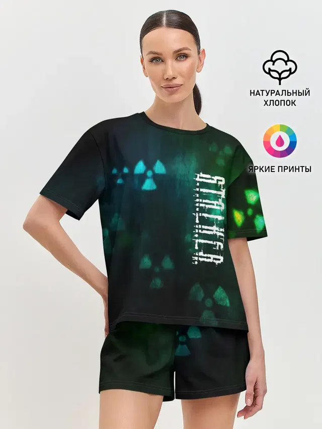 Женская пижама с шортами