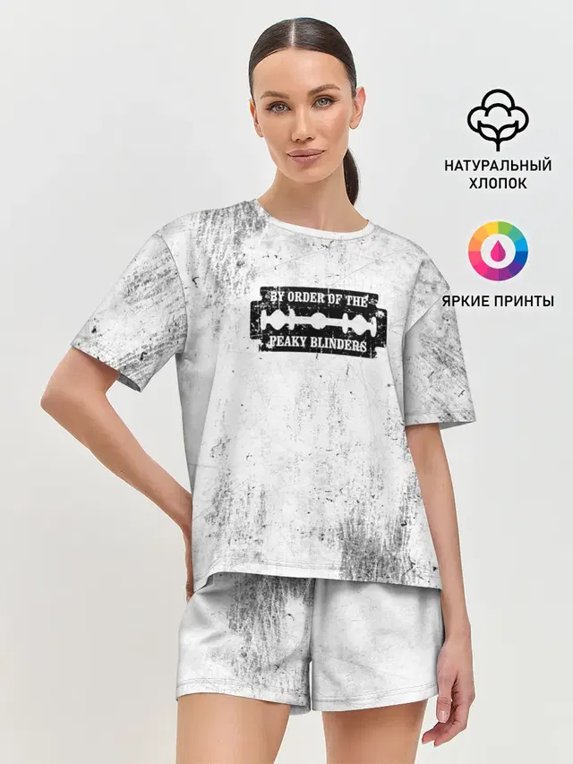 Женская пижама с шортами