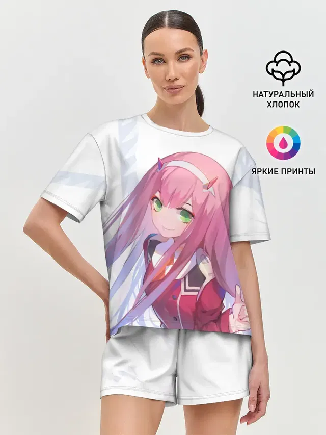 Женская пижама с шортами