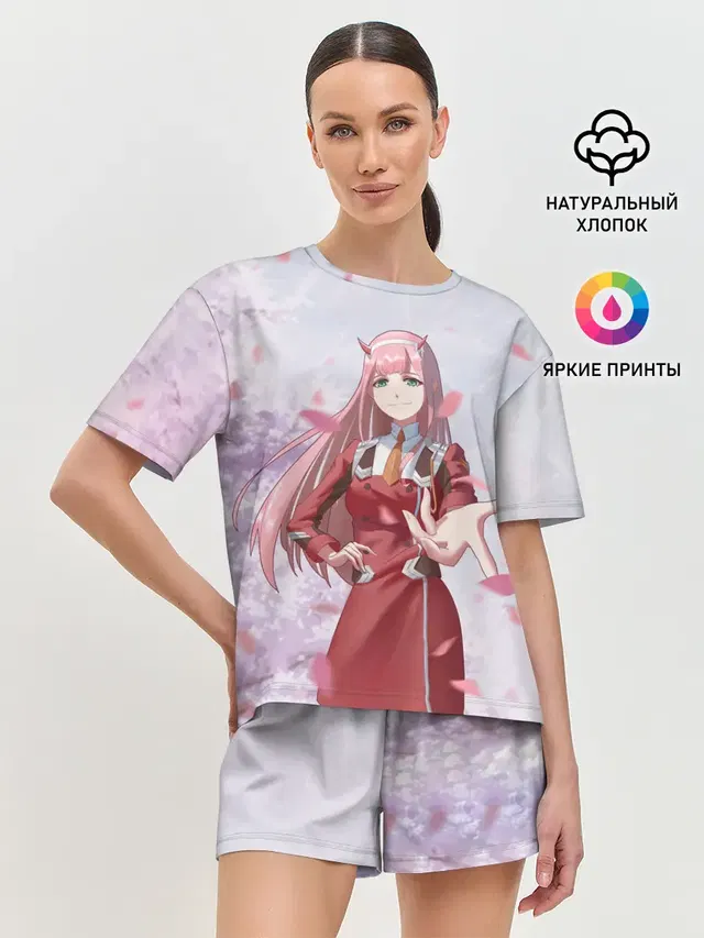Женская пижама с шортами