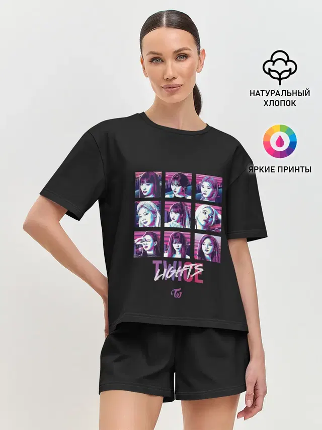 Женская пижама с шортами