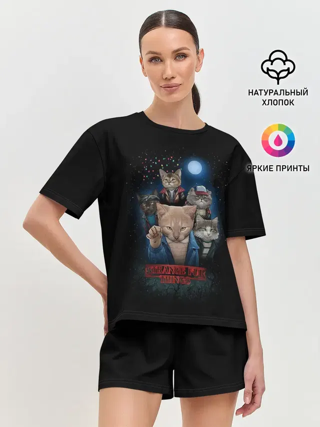 Женская пижама с шортами