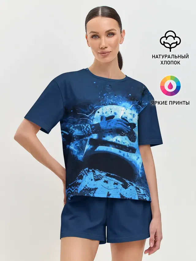 Женская пижама с шортами