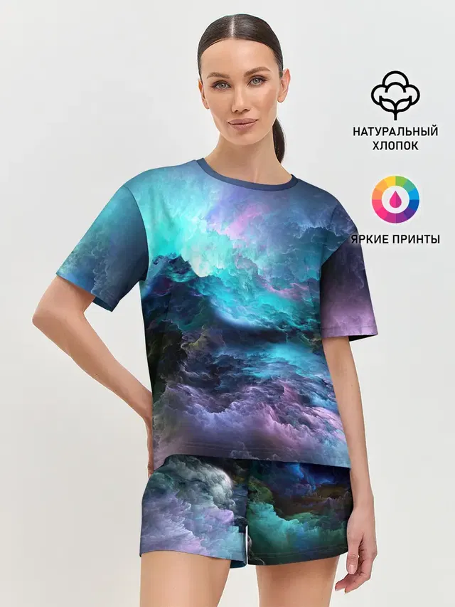 Женская пижама с шортами