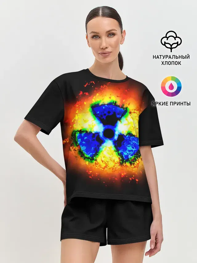 Женская пижама с шортами