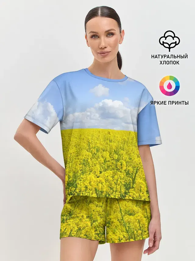 Женская пижама с шортами
