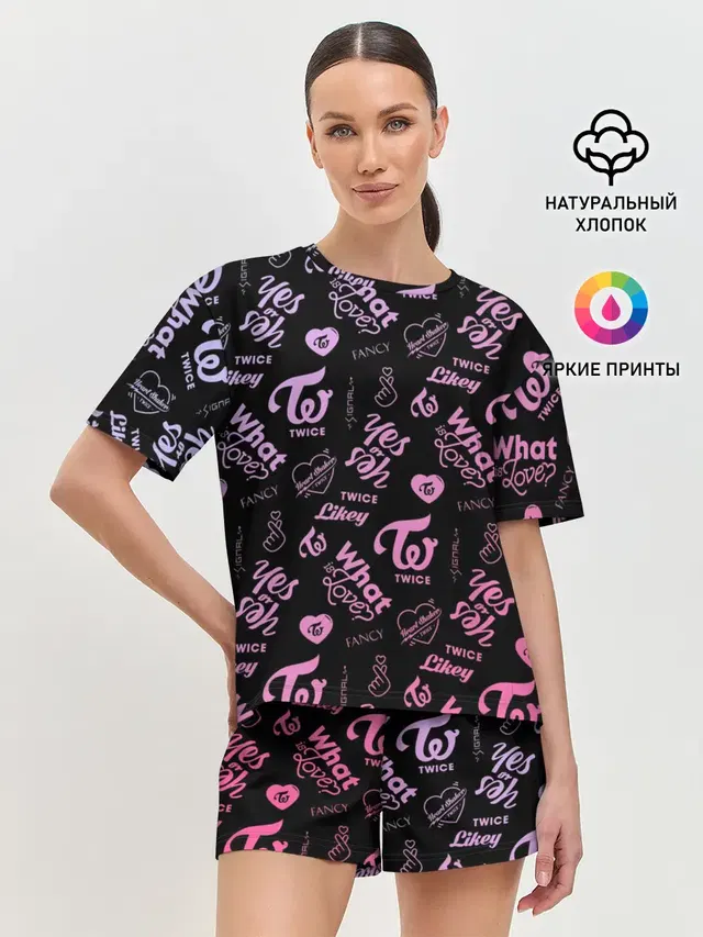 Женская пижама с шортами