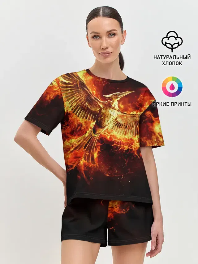 Женская пижама с шортами