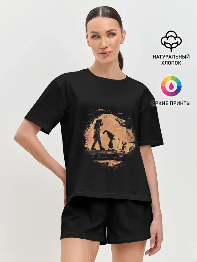 Женская пижама с шортами