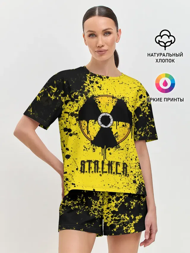 Женская пижама с шортами