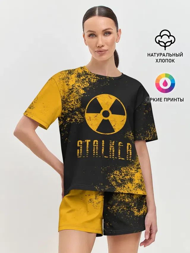 Женская пижама с шортами