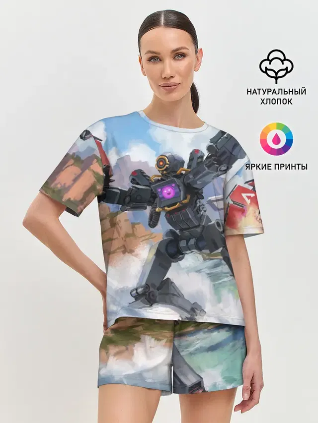 Женская пижама с шортами