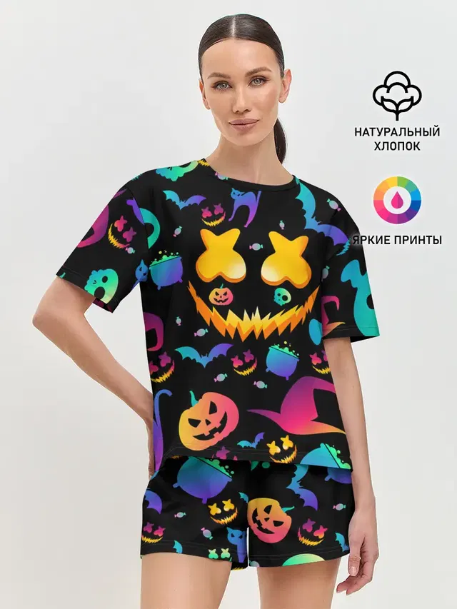 Женская пижама с шортами