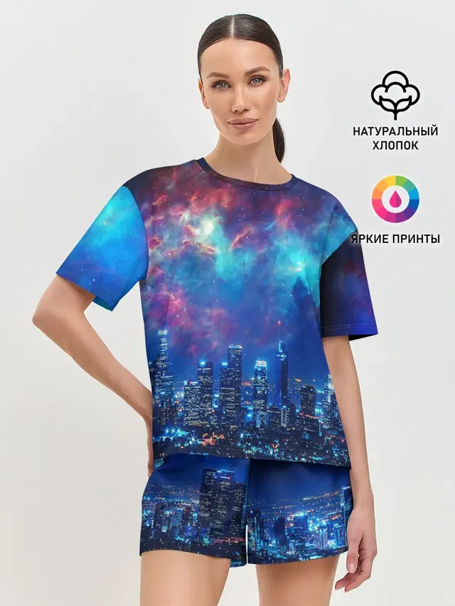 Женская пижама с шортами