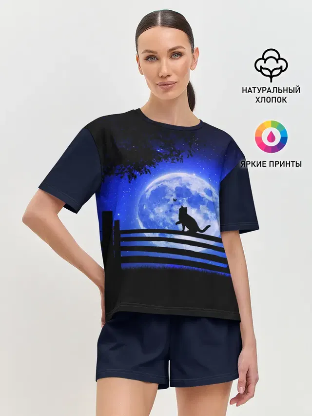 Женская пижама с шортами