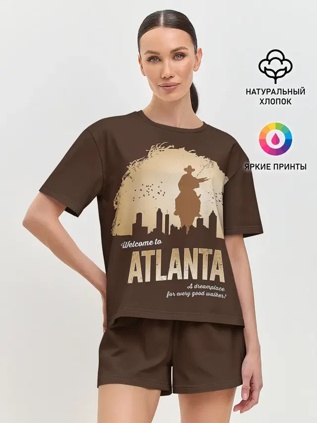 Женская пижама с шортами