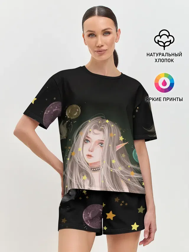 Женская пижама с шортами