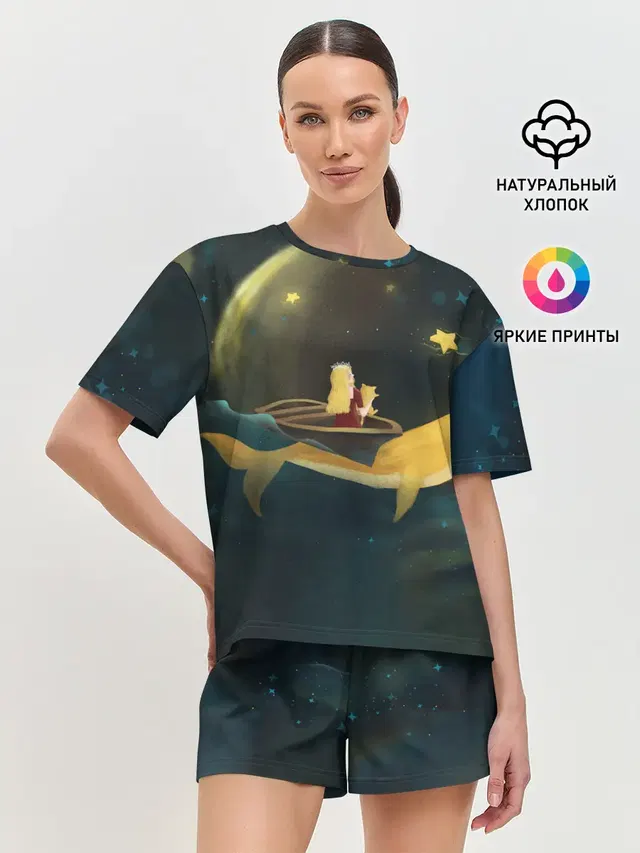 Женская пижама с шортами