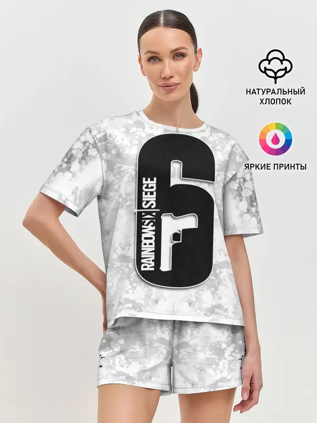 Женская пижама с шортами