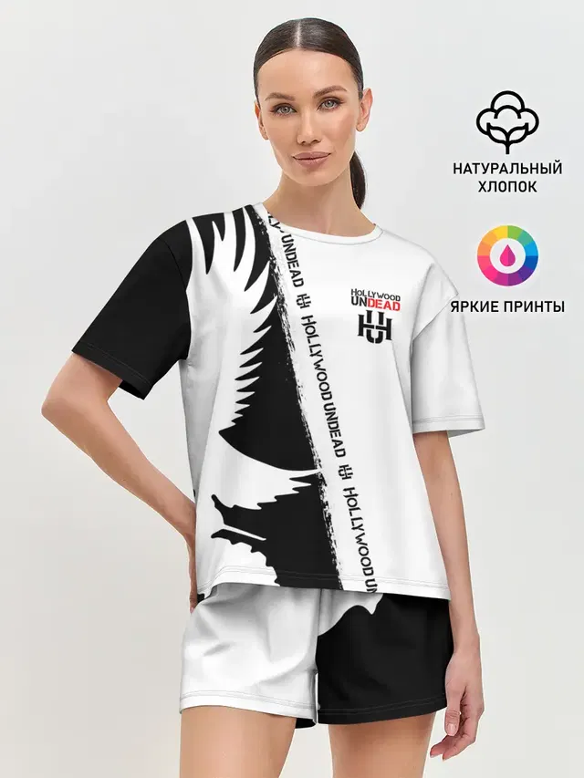 Женская пижама с шортами