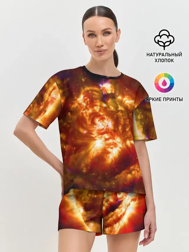 Женская пижама с шортами